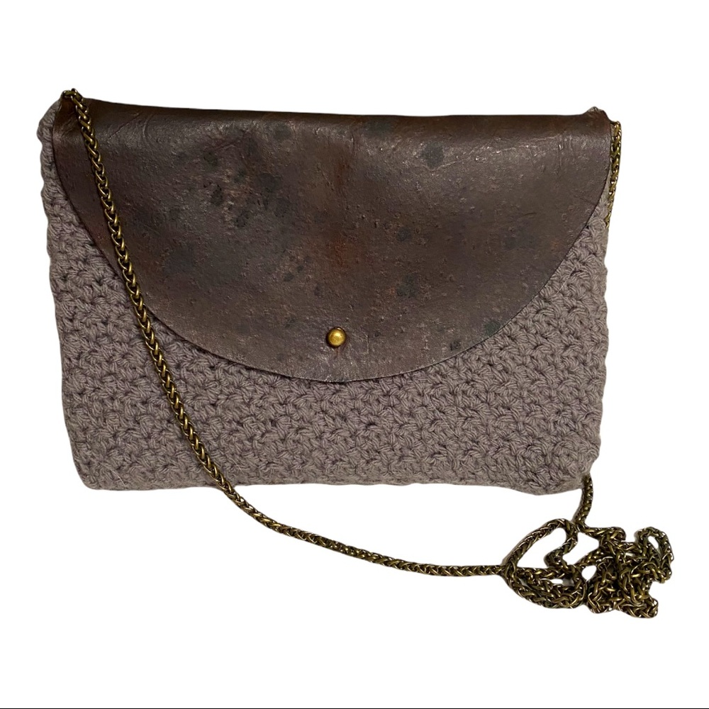 Handmade Stitched Crossbody Bag